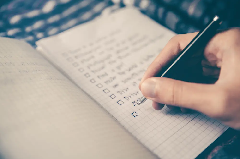 12 Month Planning Checklist