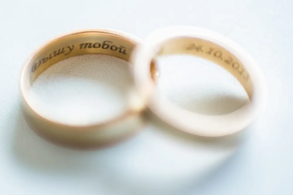 Foreign Wedding Ring Inscriptions