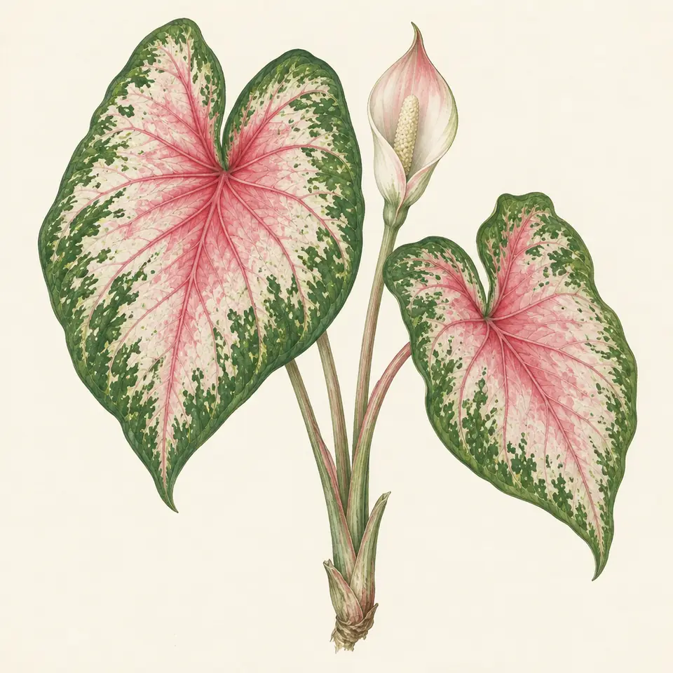 Caladium (illustration)