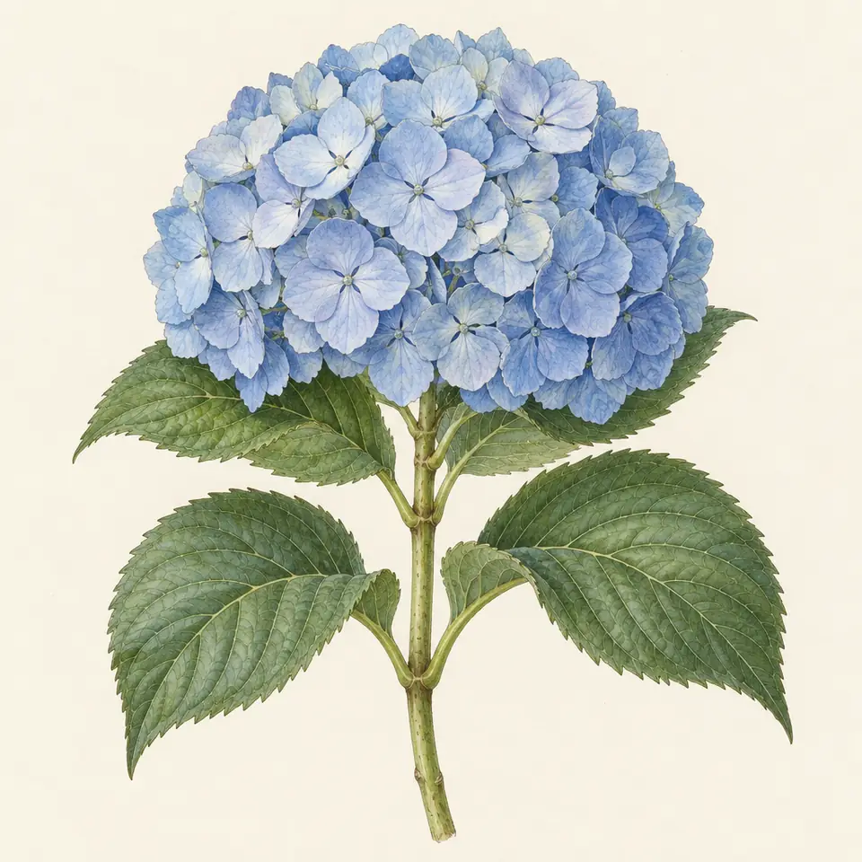 Hydrangea (illustration)