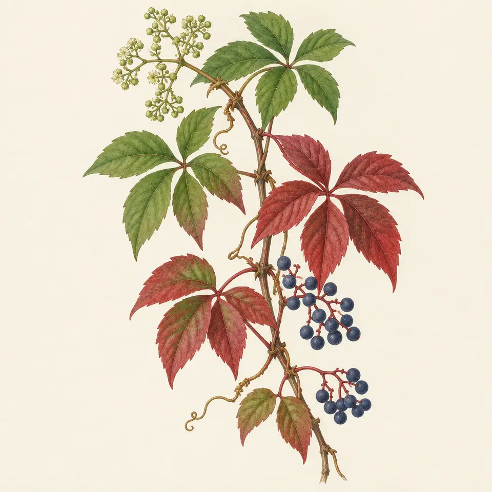 Virginia Creeper (illustration)