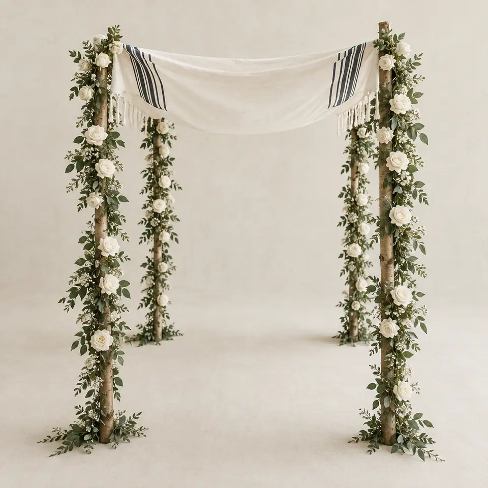 The chuppah (illustration)
